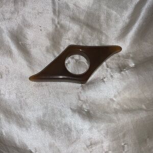 Brown book page holder